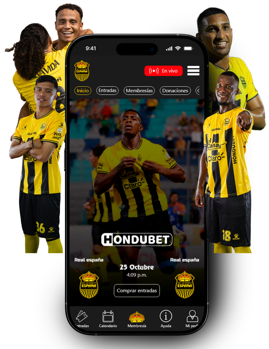 App Vista Inicio - Real España